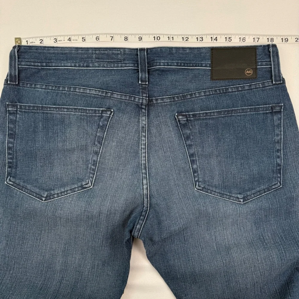 AG Adriano Goldschmied The Tellis Modern Slim Jeans Mens 36X3 Denim Flaw pic 5